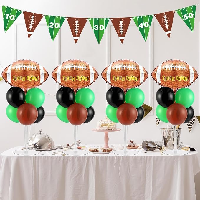 4 Sets Football Party Balloons Stand Kit - Image 5