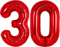 Number Balloons Red Party Balloon by United-UnicornsParty