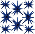 TONIFUL 8 Pcs Star Balloons Navy Blue Foil Explosion Balloon Party Decor | 2 by TONIFUL