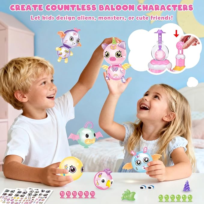 BTEC 170PCS DIY Sticky Balloon Maker Toy Refill Craft Kits - Image 3