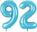 Number 92 Balloons for 92nd Birthday Party Decorations, 0-100 Large No.92 by Joycard