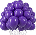 Voircoloria 110pcs Dark Purple Deep Purple Latex Party Balloons, 12inch | by Voircoloria