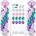 Kasyat 2 Set Mermaid Balloon Column Stand Kit Adjustable Mermaid Balloon arch by Kasyat