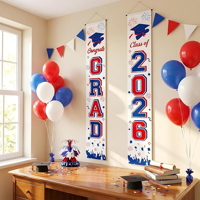Graduation Decorations 2026 Porch Banner, Congrats Grad Class of 2026 Banner - Image 6