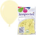 Sempertex Round Pastel Matte Yellow Balloons, 5 Inch, Graduation, Baby Shower by Sempertex