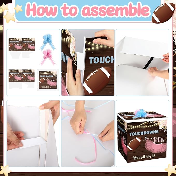 AmazingSpark 28in Giant Gender Reveal Gift Box - Image 3