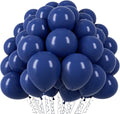 Voircoloria 110pcs Navy Blue Dark Blue Latex Party Balloons, 12inch | by Voircoloria