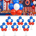 6pcs American Flag Balloon Stands Kit Table Centerpiece Table Decorations by Unknown