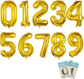10PCS 40 Inch Large Foil Number Balloons 0-9 Set by Unknown