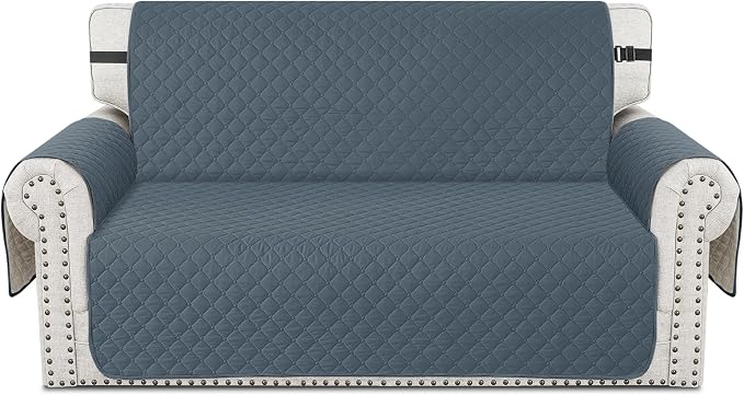 XINEAGE Waterproof Loveseat Sofa Cover, Washable Slipcover 2 Seater Couch Cover by XINEAGE