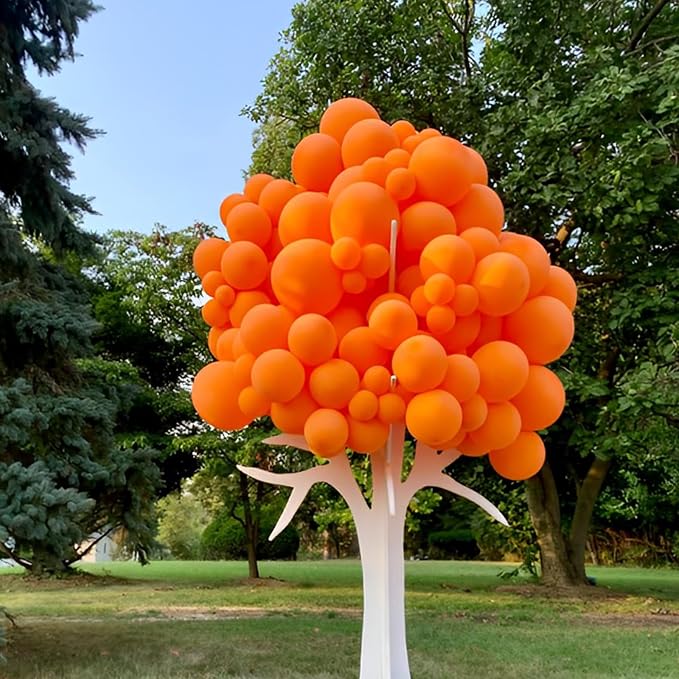 Voircoloria 110pcs Orange Latex Party Balloons, 12inch | - Image 6