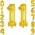40 Inch Gold Number 11 Foil Balloon by TNCDJKPA