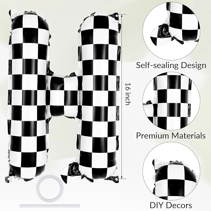 Happy Birthday Balloons Banner, Foil Balloon Personalized Name Letters Balloons - Image 5