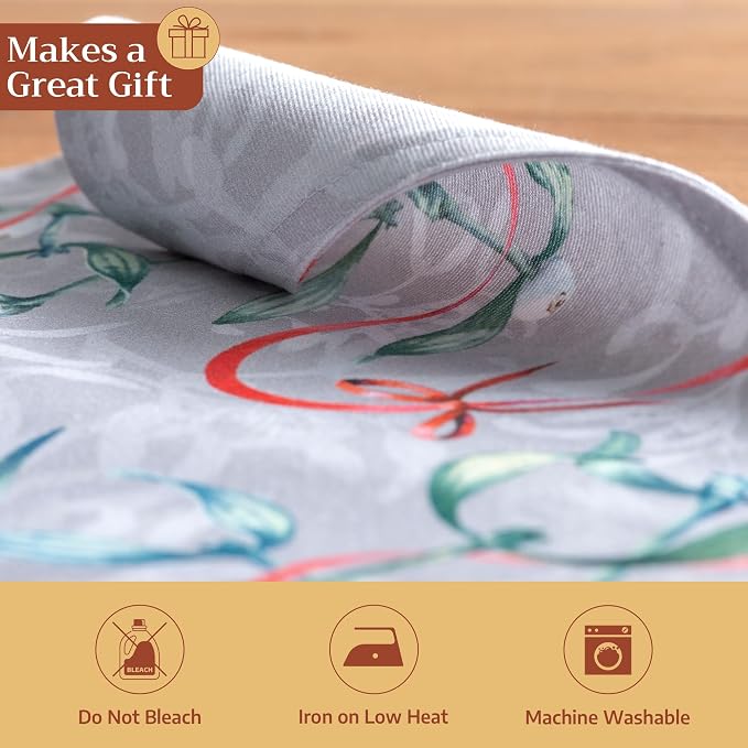 Maison d' Hermine Placemats Set of 4 100% Cotton Washable Cloth Place Mats - Image 5