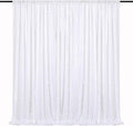White Sequin Backdrop Curtain 7ft x 7ft Party Backdrop by QueenDream