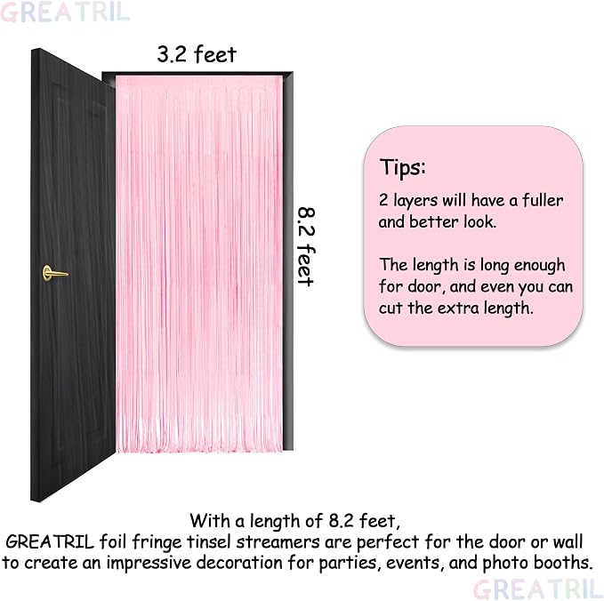 Pastel Pink Party Backdrop Decoration - Image 6