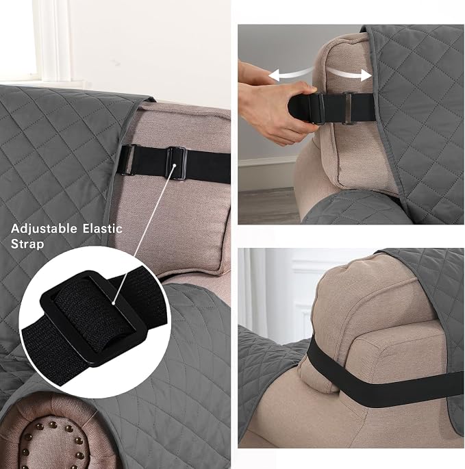 H.VERSAILTEX Sofa Protector for Dogs/Cats/Pets Sofa Slipcover Quilted Furniture - Image 4
