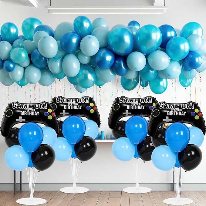 4 Sets Video Game Birthday Party Balloons Stand Kit - Image 5