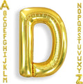 AULE 40 Inch Gold D Balloon Letter Foil A-Z Birthday Big Alphabet | Birthday by AULE