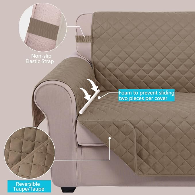 U-NICE HOME Loveseat Sofa Cover - Image 3