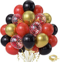 Black Gold Red Balloons, Baby Shower, Anniversary, Graduation, Wedding Party by GoldenParty