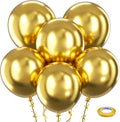 Bezente Metallic Gold Balloons 18 Inch 30 Pack Latex Large Thick | Gold by Bezente