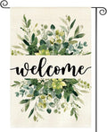 AVOIN colorlife Spring Summer Floral Welcome Garden Flag Outside 12x18 Inch | by AVOINcolorlife