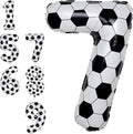 Soccer Number 7 Balloon for Boys, Gaint Soccer 7 Balloon Number, 7th Birthday by Froova
