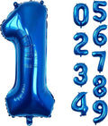 40 Inch Navy Blue Number 1 Foil Balloon by Unknown