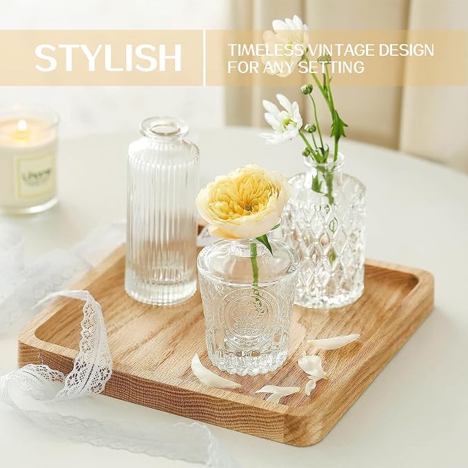 Glass Bud Vase Set of 32PCS Wedding Centerpieces - Image 4