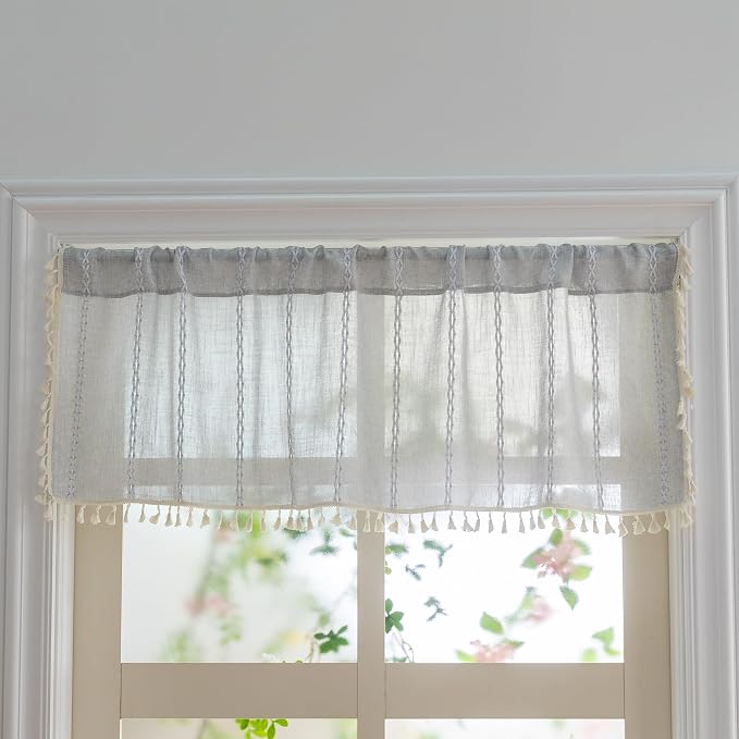 Sutuo Home Boho Curtains Valance - Image 3