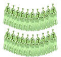 MECCANIXITY 20Pcs Shiny Tassel Garland Banner Tissue Paper by MECCANIXITY