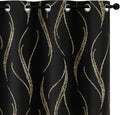 Yakamok Black Blackout Curtains by Yakamok