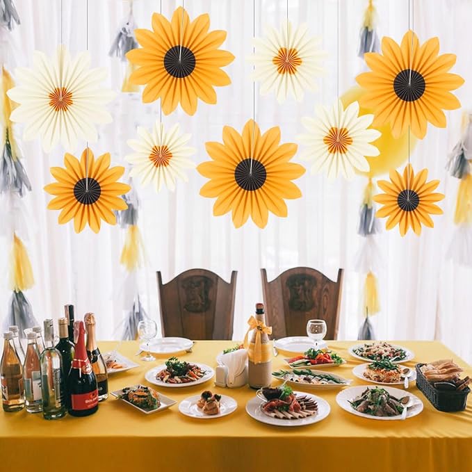 zilue Paper Fans Party Decorations Paper Flowers Decorations - Image 5