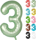 Oliver Green Number 3 Balloon 40 Inch by IWERP