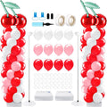 Kasyat 2 Set Cherry Balloon Column Stand Kit by Kasyat