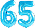 40 Inch Number 65 Balloons for 65th Birthday Party Decorations, 0-100 Jewelry by FOBELEC