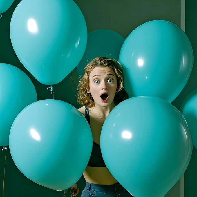 30 Pack Teal Balloons 36 inch Turquoise Latex Giant Balloons - Image 6