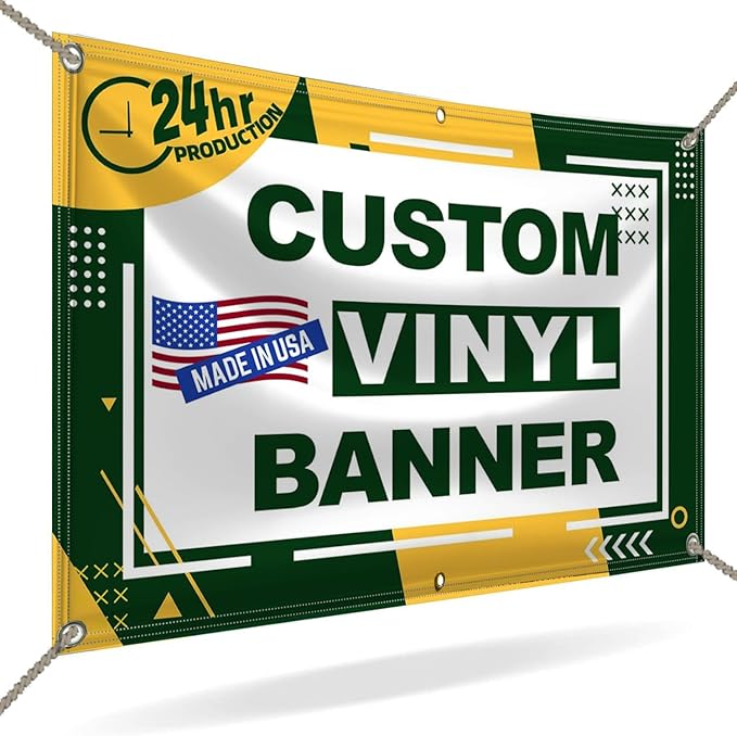 Custom Banner 2ft x 8ft Custom Vinyl Banner by TFEN