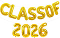 TONIFUL Gold Class of 2026 Graduation Balloon Banners Foil Balloons Decorations by TONIFUL