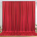 10ft x 10ft Wrinkle Free Red Backdrop Curtains by ENJOYYOURPARTY