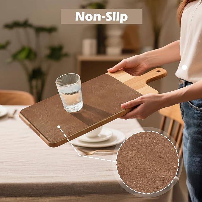 Aofmee Faux Leather Placemats Set of 6 - Image 5