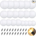 LIHAO 20PCS White Paper Lanterns by LIHAO