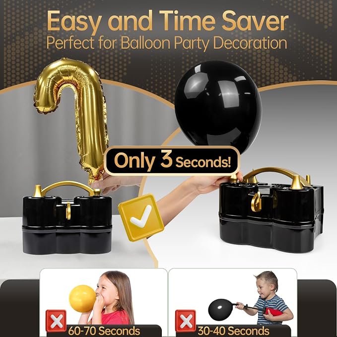 Air 3-in-1 Balloon Pump Electric Inflator Blower Machine | Dual-Balloon - Image 6