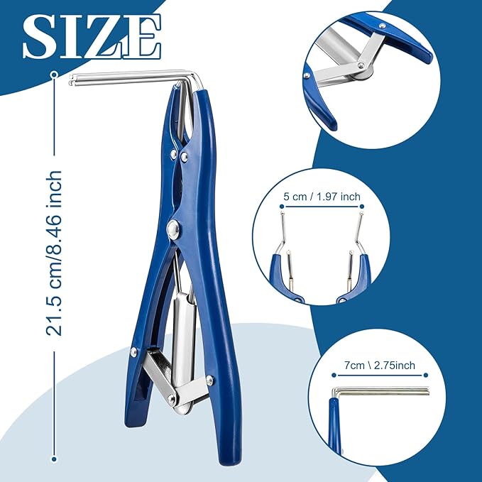 Minatee Balloon Expander Pliers Balloon Stuffing Tool Blue Stainless Steel - Image 2