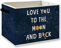 Love You to the Moon and Back Nursery Storage Basket by KSDUT