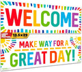 Sproutbrite 2 Welcome Educational Posters & Chart Welcome Banner 13.5"x39" by Sproutbrite