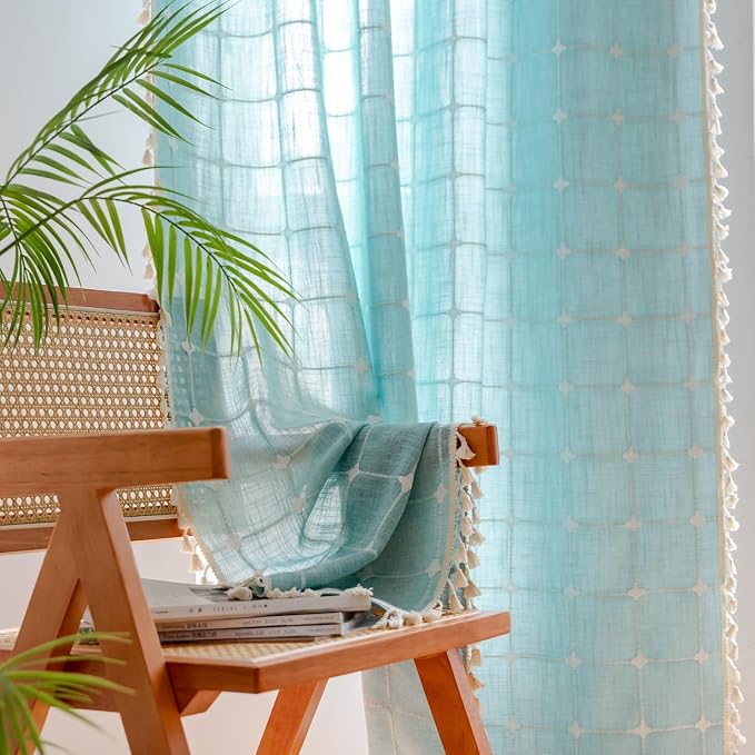 Sutuo Home Boho Curtains 90 Inches Long - Image 4