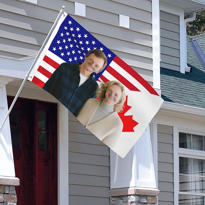 Custom Canada Flag 3x5 Ft Outdoor, Personalize Print Your Own Text/Photo/Logo - Image 7