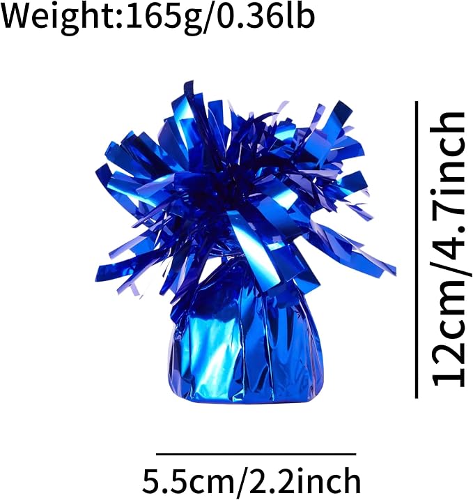 Balloon Weights, 12 Pieces, Weight 0.36Lb | Aluminum Foil, Suitable - Image 2